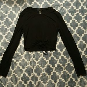Long sleeve crop top
